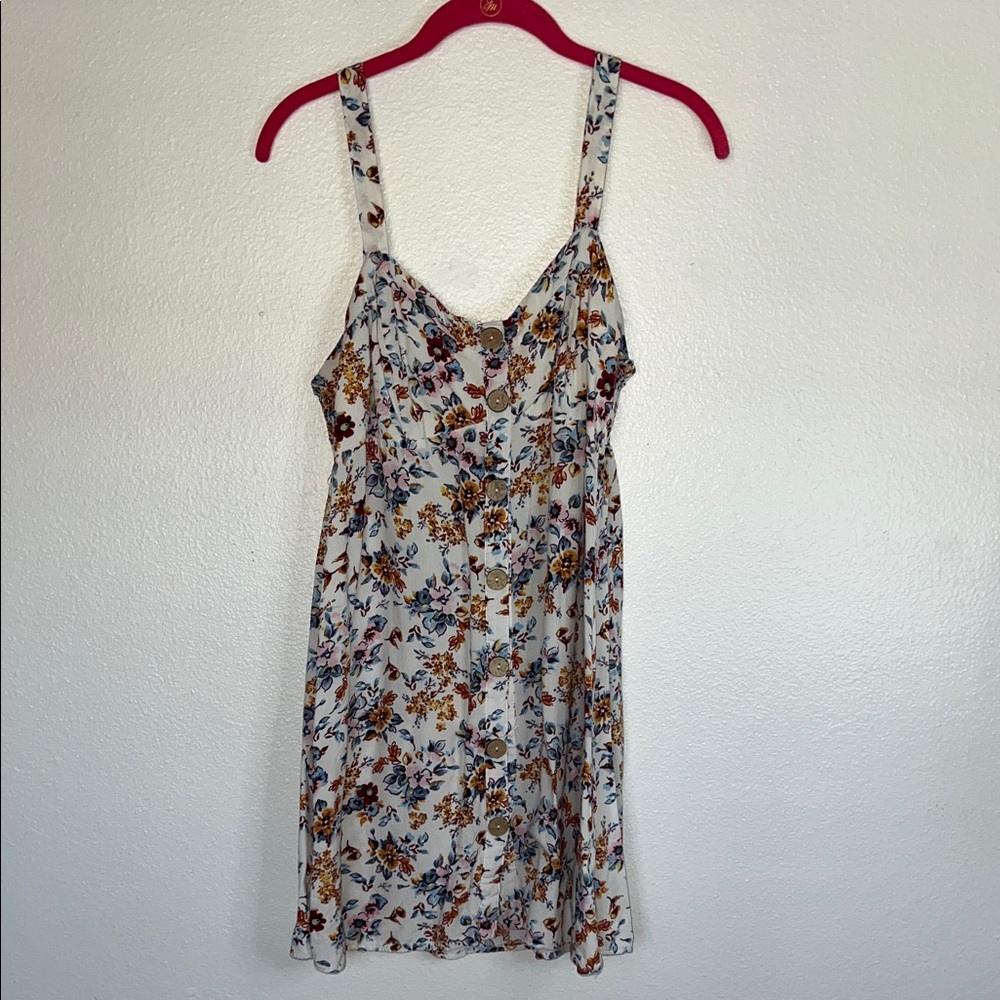 EUC Lily Rose Floral Sleeveless Mini Dress sz XL